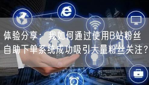 体验分享：我如何通过使用B站粉丝自助下单系统成功吸引大量粉丝关注？