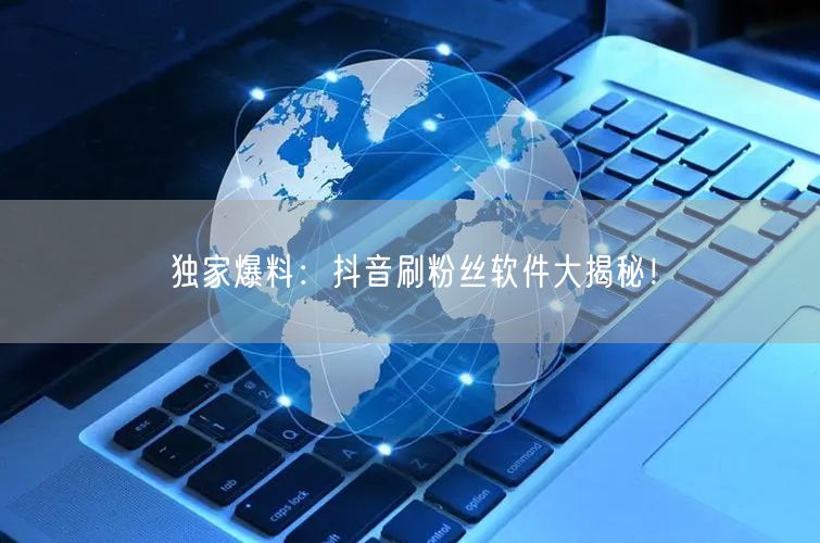 独家爆料：抖音刷粉丝软件大揭秘！