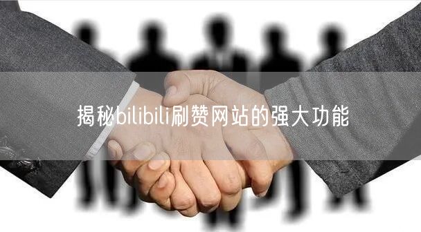 揭秘bilibili刷赞网站的强大功能