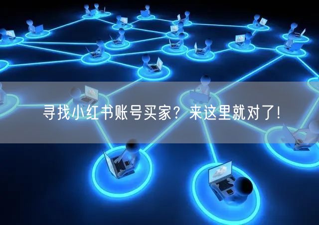 寻找小红书账号买家？来这里就对了！